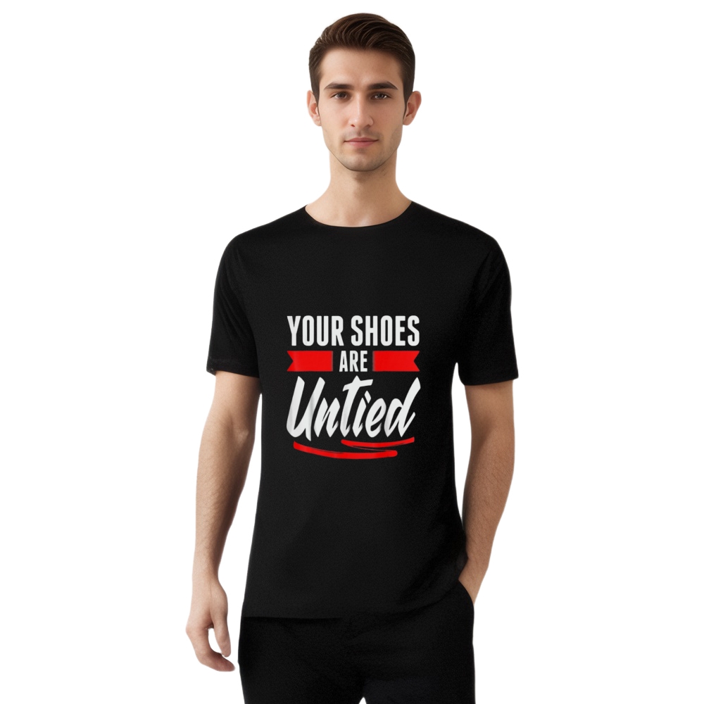 April Fools' Day Your Shoes Are Untied Festival Funny T-shirt